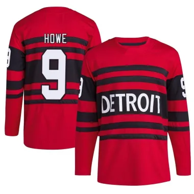 Authentic Gordie Howe Red Detroit Red Wings Reverse Retro 2.0 Jersey - Men's