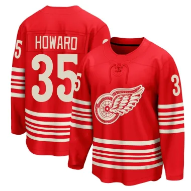 Breakaway Jimmy Howard Red Detroit Red Wings Centennial Jersey - Youth