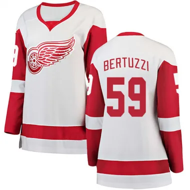 Breakaway Tyler Bertuzzi White Detroit Red Wings Away Jersey - Women's