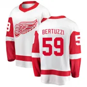 Breakaway Tyler Bertuzzi White Detroit Red Wings Away Jersey - Youth